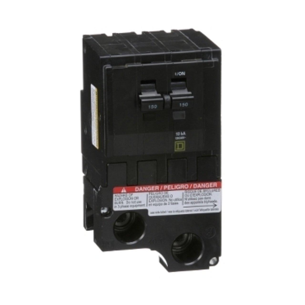 QO2150 2 POLE 150A PUSH ON BREAKER