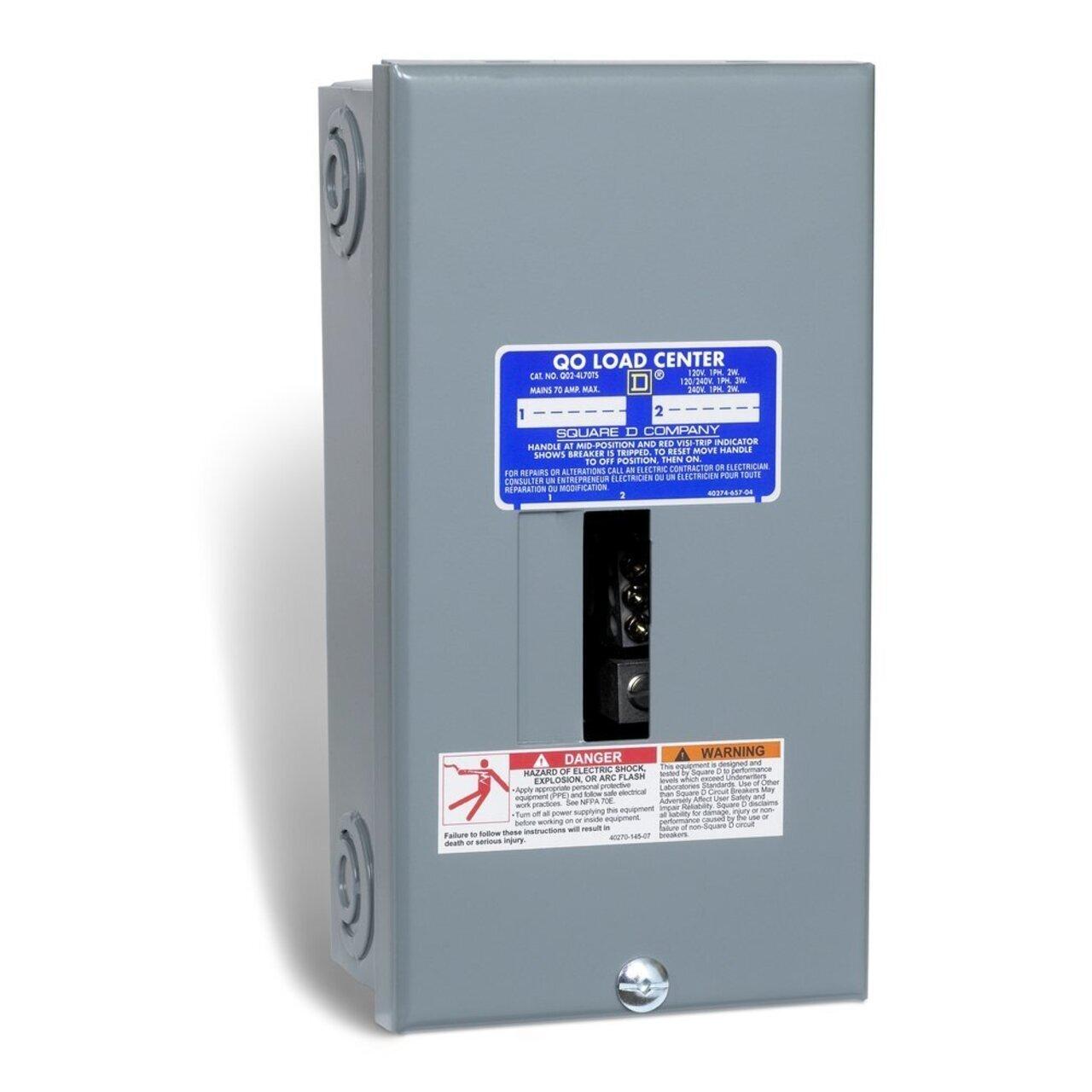 QO24L70TS QO LDCTR MLO 240V 70A 1PH 2SP