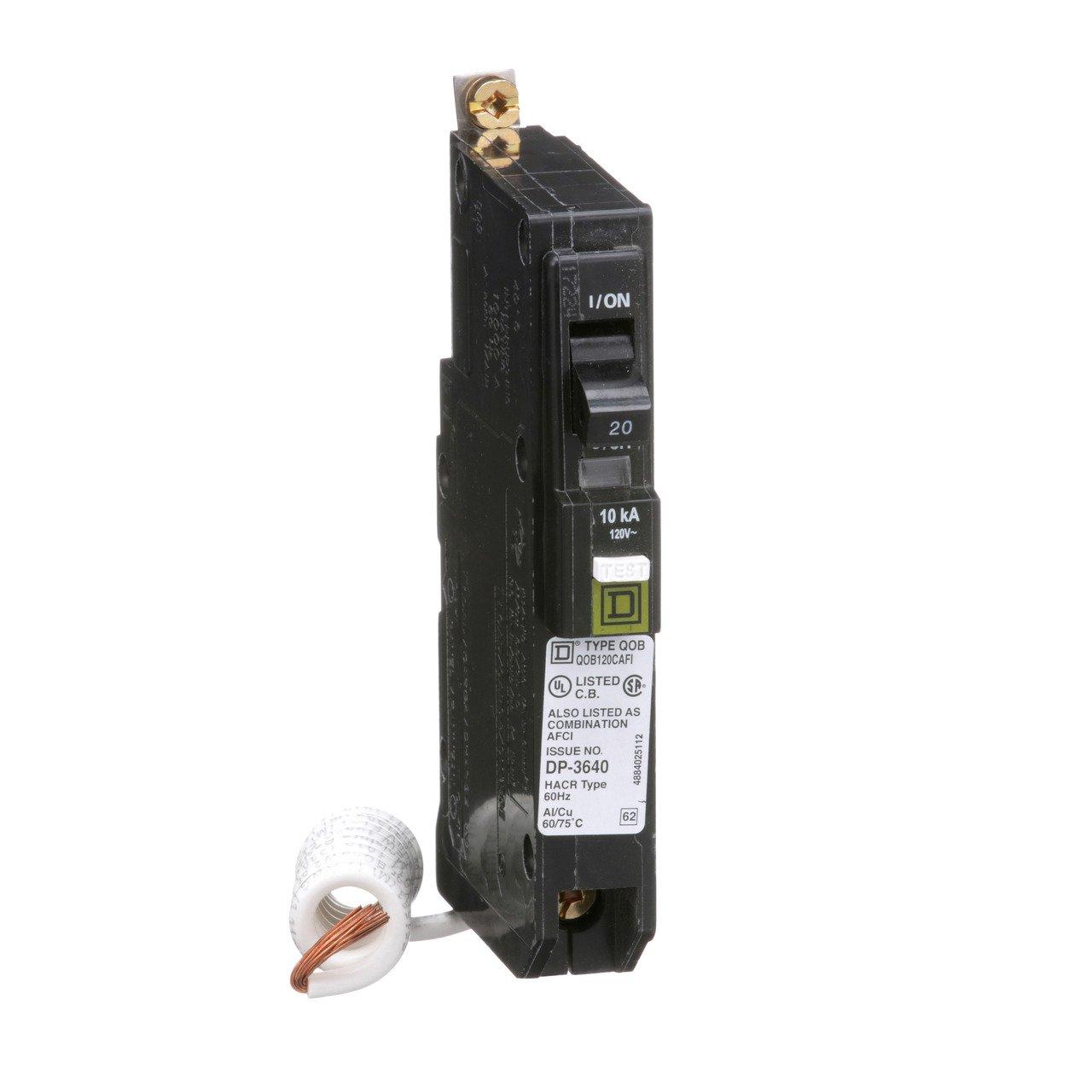 QOB120CAFI BREAKER 1P 20A ARC FAULT