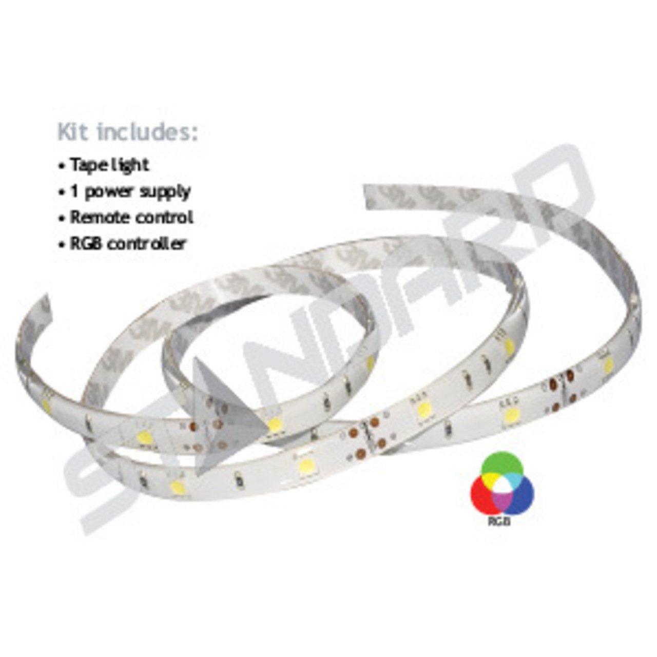 LED/TAPE/16.4'/5050/RGB KIT/12V/50M/STD