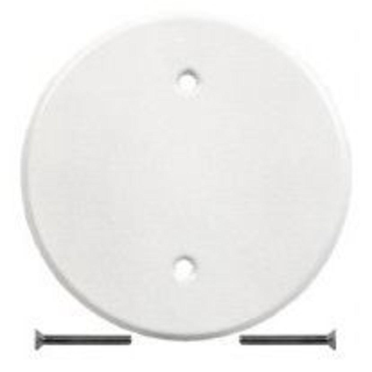 9001WH WHITE BLANK COVER PLATE.
