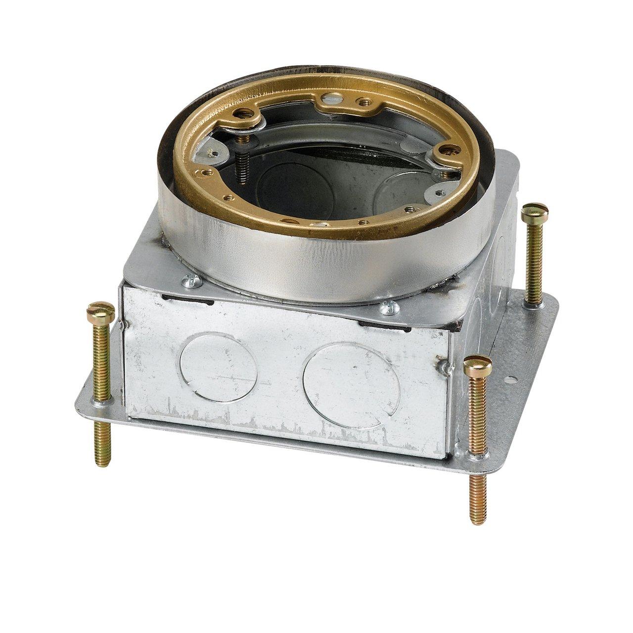 68D FLOOR BOX 1G DEEP FLUSH HDG STEEL