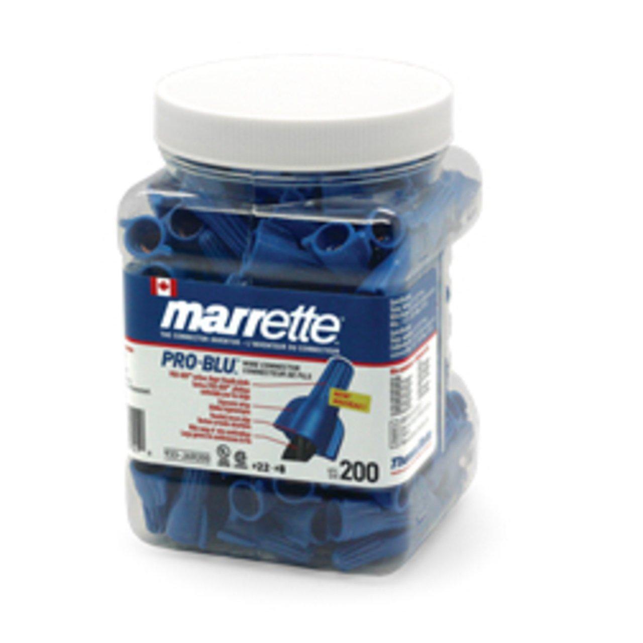 933-JAR200 WIRE CONN WINGED BLUE #22-#8