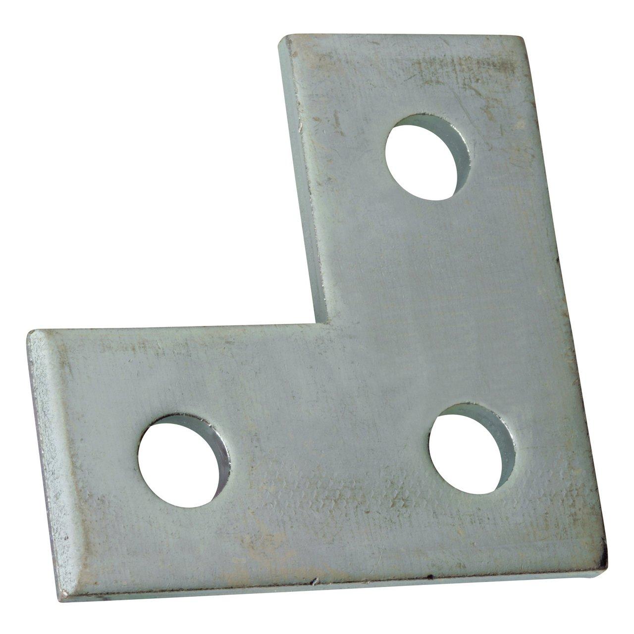 AB219EG CORNER PLATE 3 HOLE 3.5"X3.5"