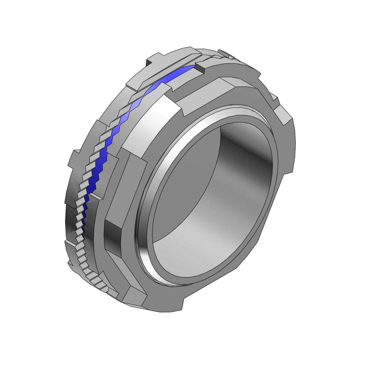 H050CAP ZINC BULLET HUB CAPOFF 1/2IN