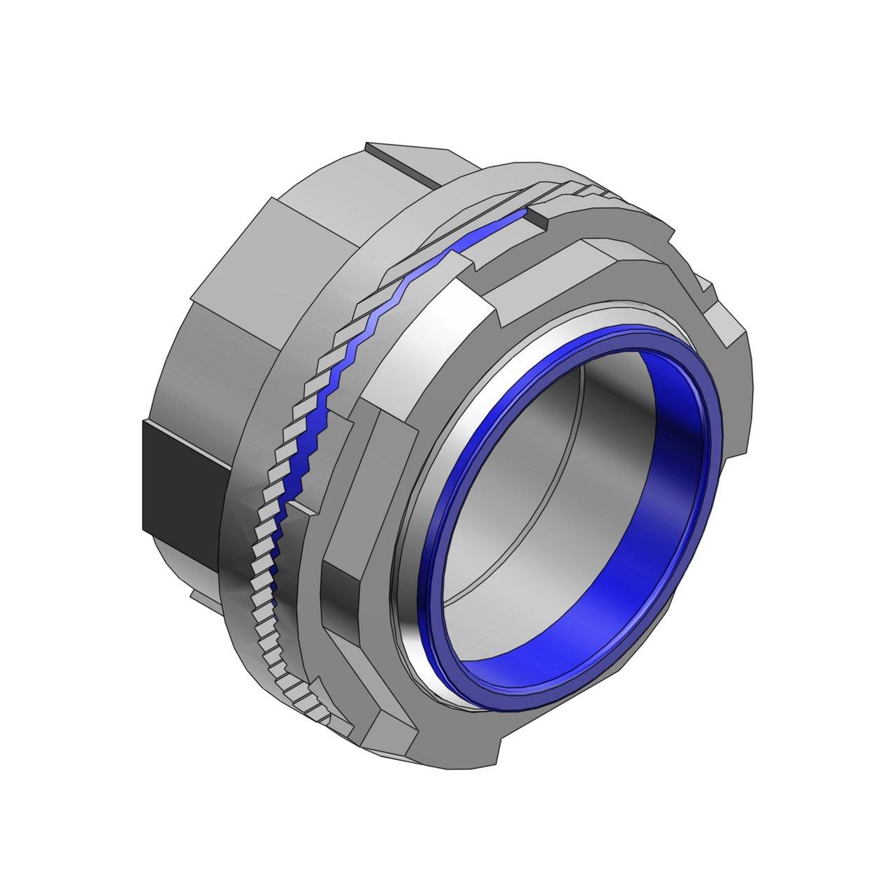 H200TB HUB ZINC 2IN COND