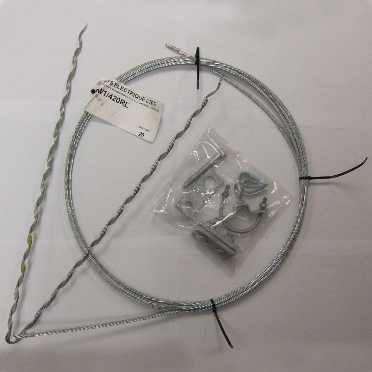 MM914 GUY KIT FOR 2-1/2"MAST 1/4"GUY KIT