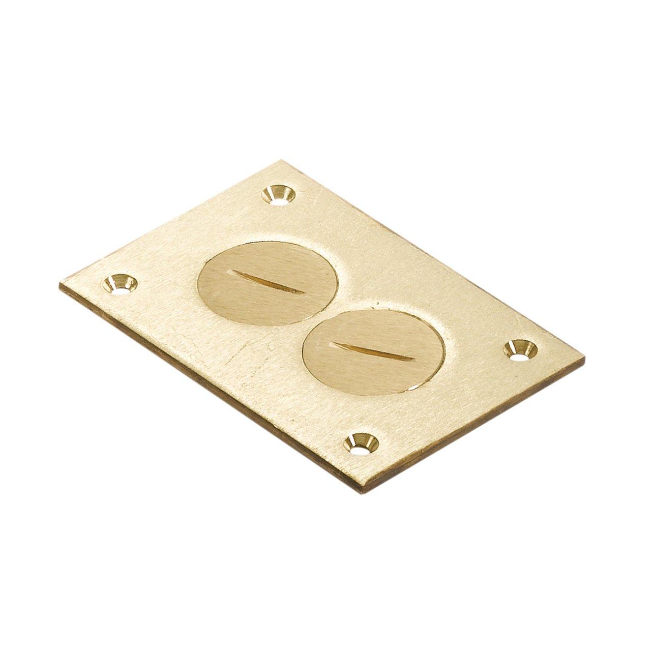 P64DU BRASS COVER PLATE