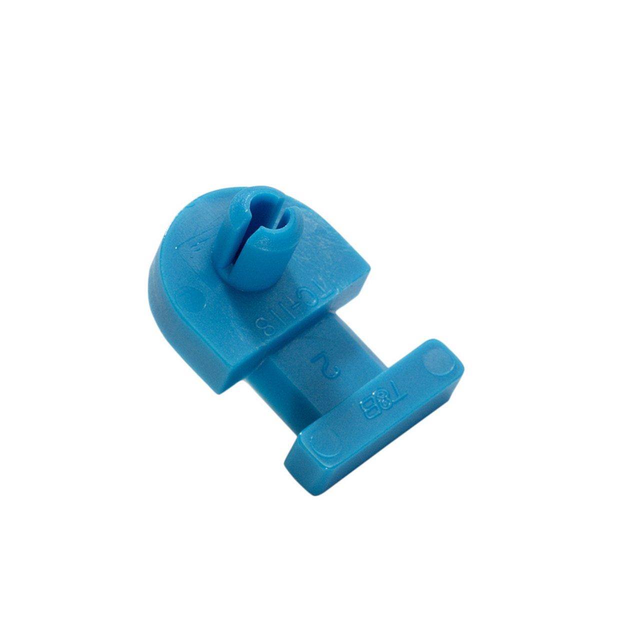 TC118TB ATTACHE-CÂBLE .5X.8" BLEU AUTO-RVT M