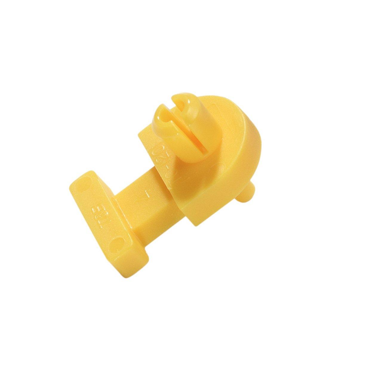 ATTACHE-CÂBLE TC120 .5X.8" JAUNE SELF-RVT MT-.