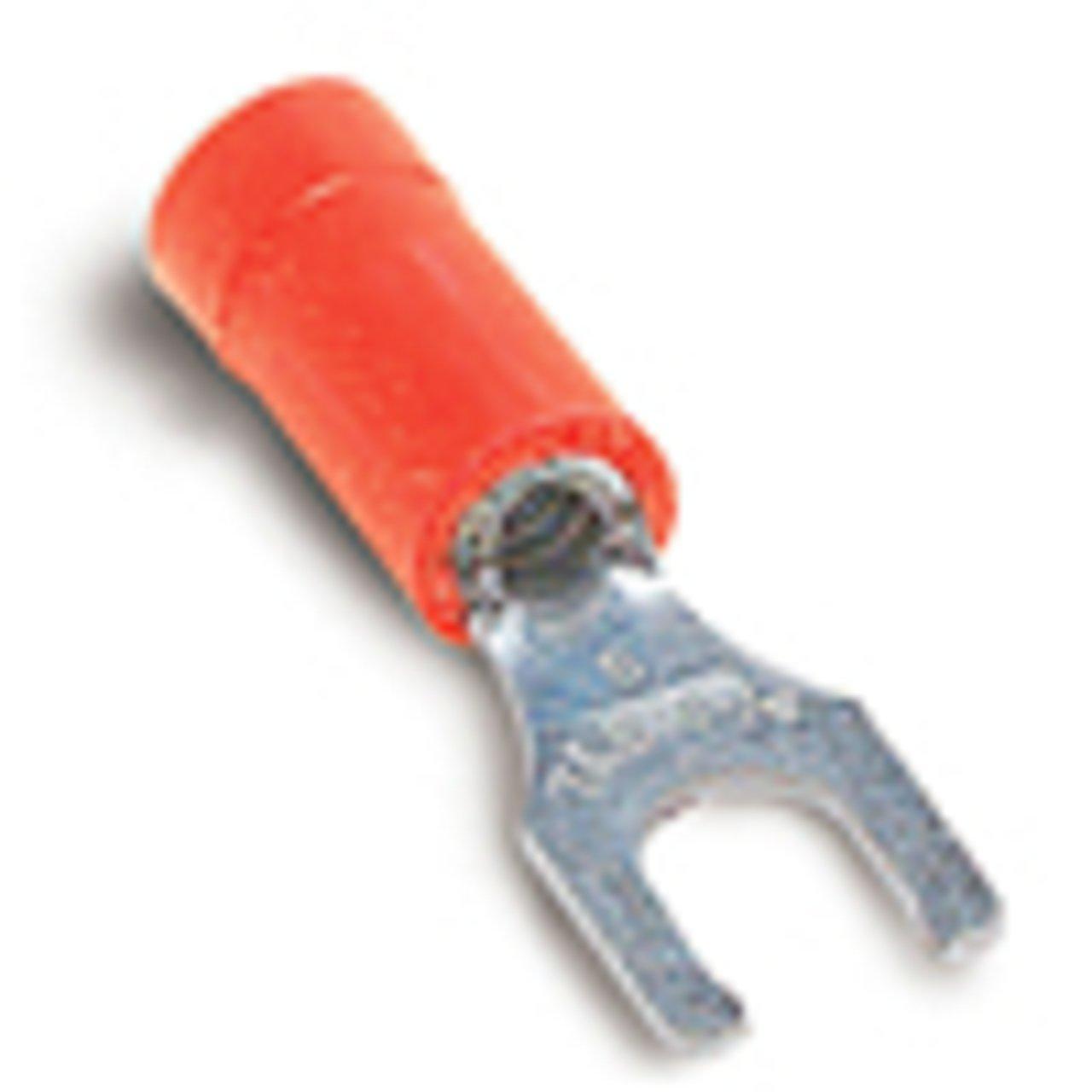TV1410LFXV #10 STUD 16-14 AWG VINYL FORK