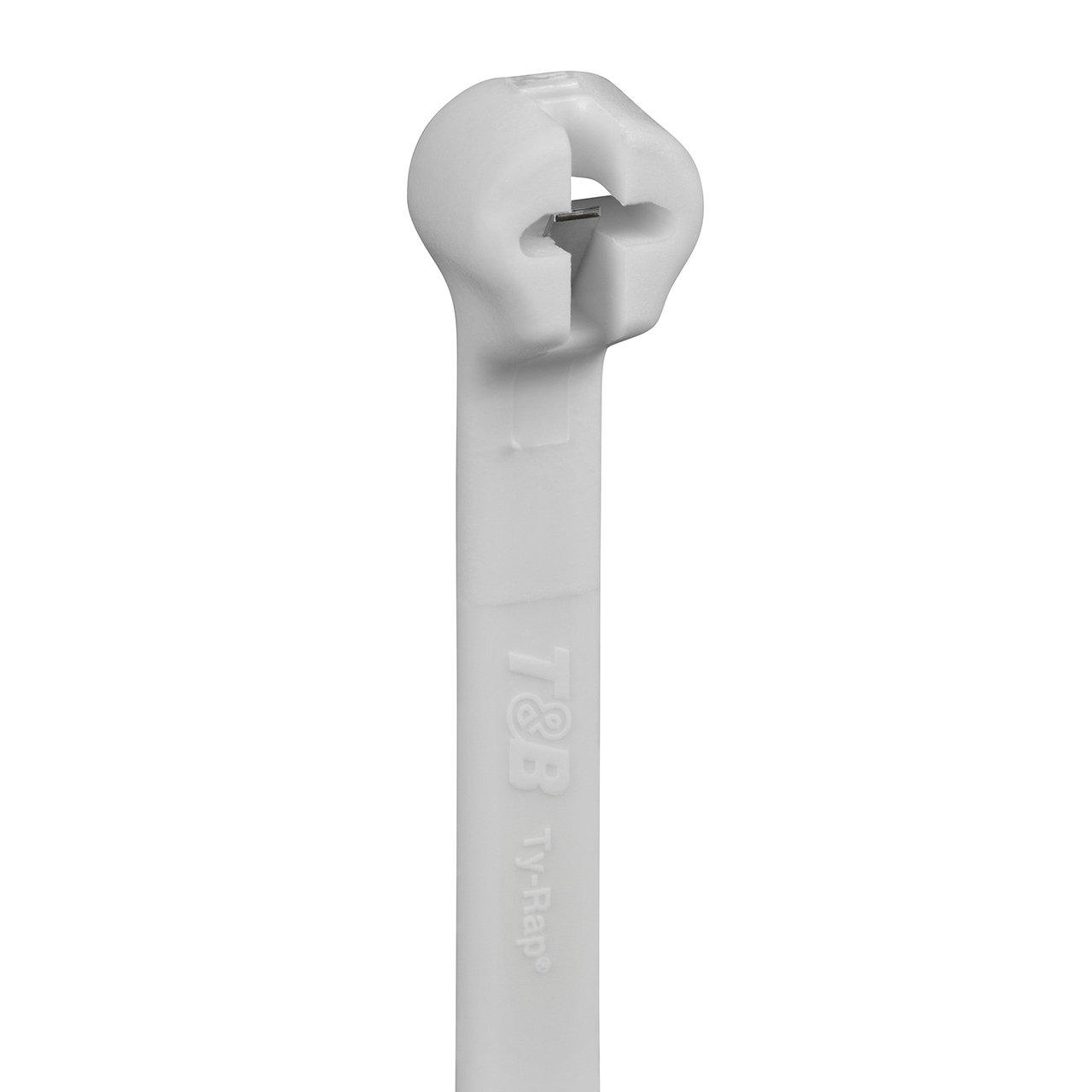 TY23M-10 ATTACHE-CÂBLE 100X2,3MM 80N BLANC