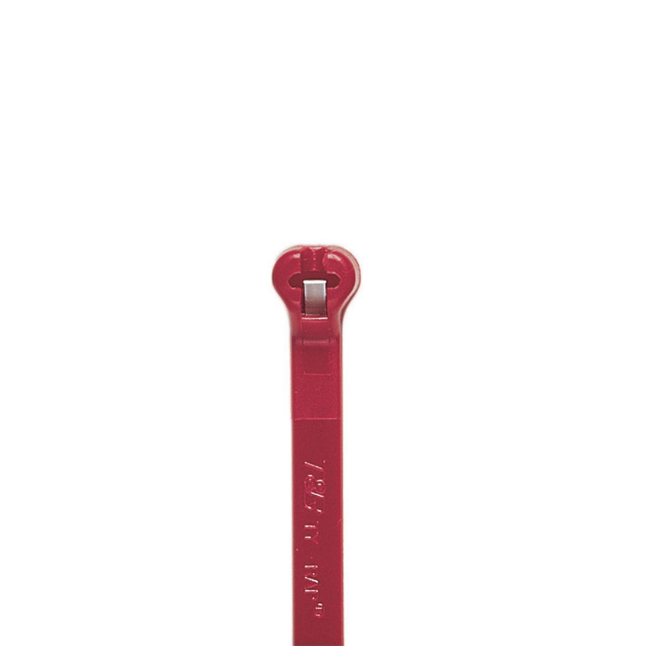 TY24M-2 T&B CBLE TIE 30LB 5.5" RED NYLON
