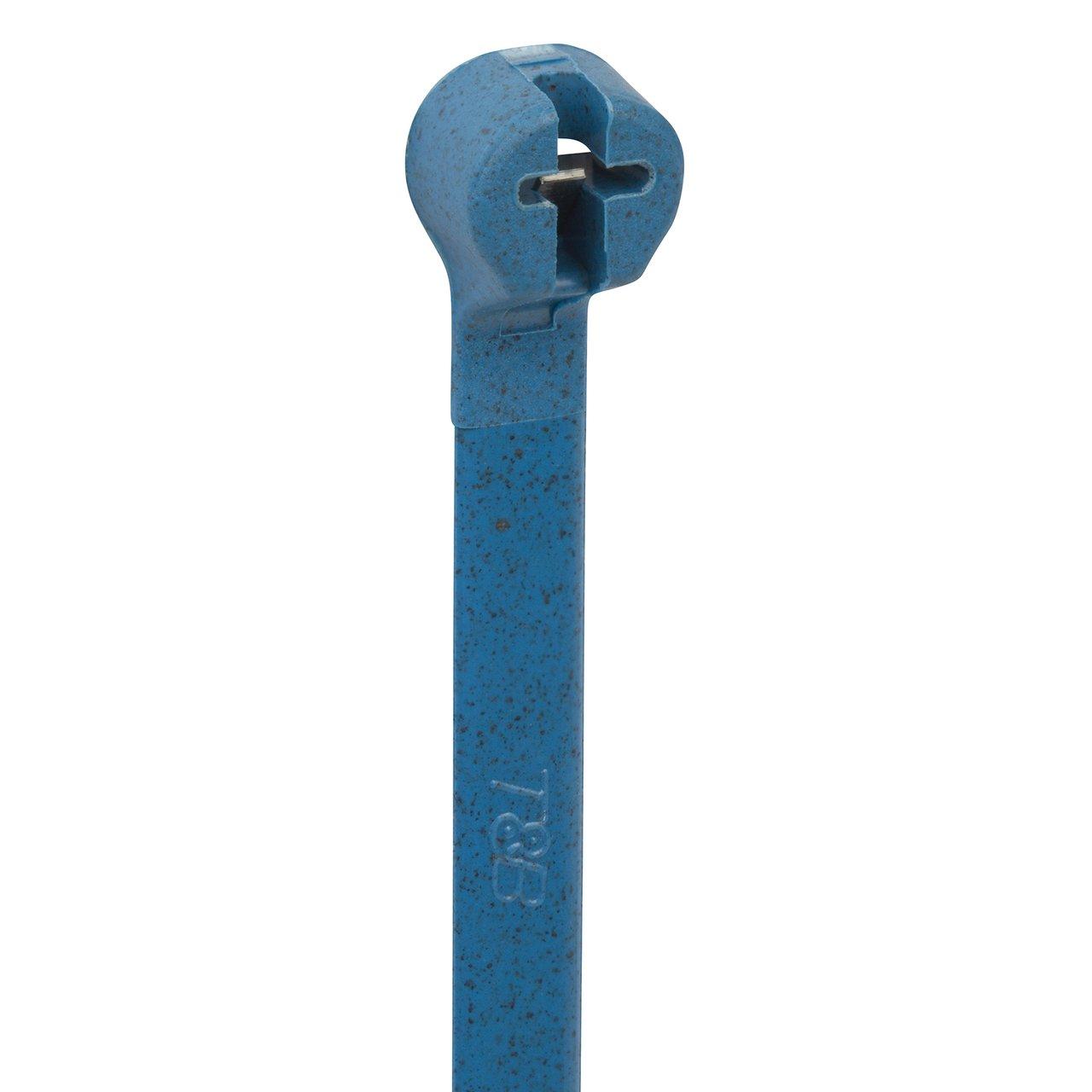 TY525M-NDT TIE 50LB 7.2IN BLUE DET-ANT