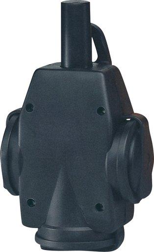 Dreifach-Vollgummi-Hängekupplung schwarz