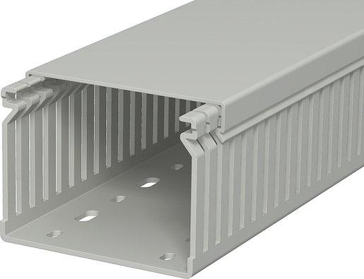 Verdrahtungskanal 60x80x2000 PVC steingrau RAL 7030
