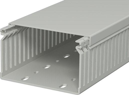 Verdrahtungskanal 60x100x2000 PVC steingrau RAL 7030