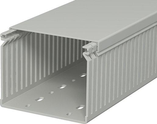 Verdrahtungskanal 80x100x2000 PVC steingrau RAL 7030