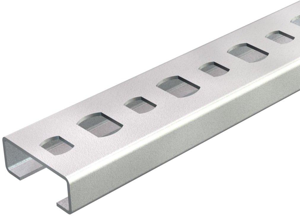 Profilschiene gelocht Schlitzweite 11mm 2000x20x8 St FS