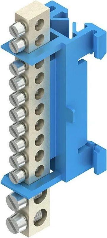 Nullleiterklemme 651 N/12 Tragschiene 35 mm blau 12 Klemmstellen