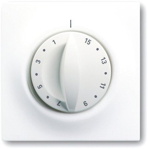 Abdeckung impuls für Zeitschaltuhr 15 Min. alpinweiß glänzend
