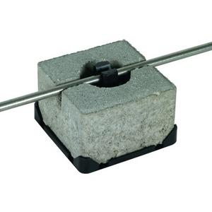Dachleitungshalter für Flachdächer Betonstein 100x100x70 mm