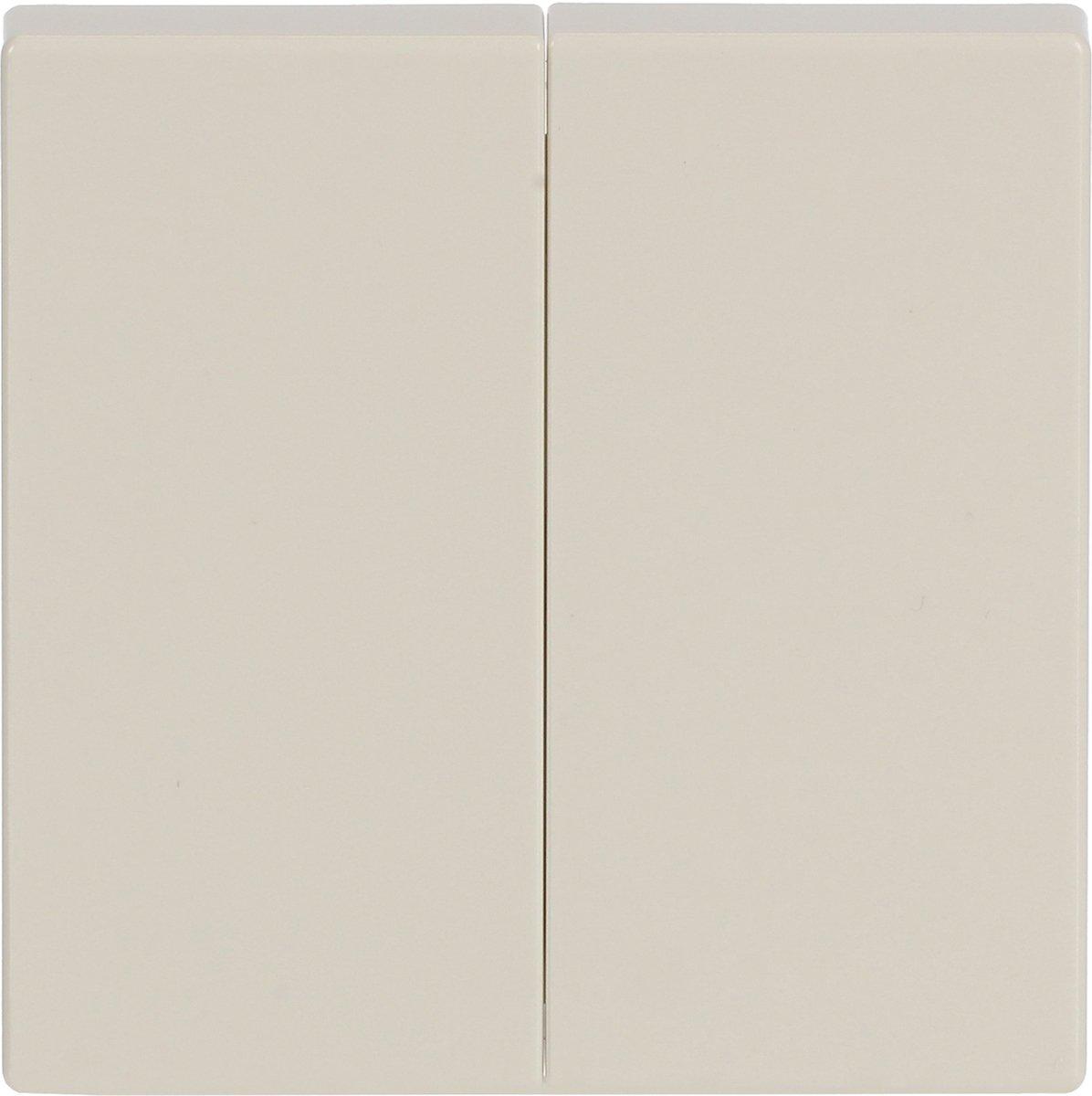 Wippe 2-fach für Serienschalter elfenbeinweiß - Plattform 63