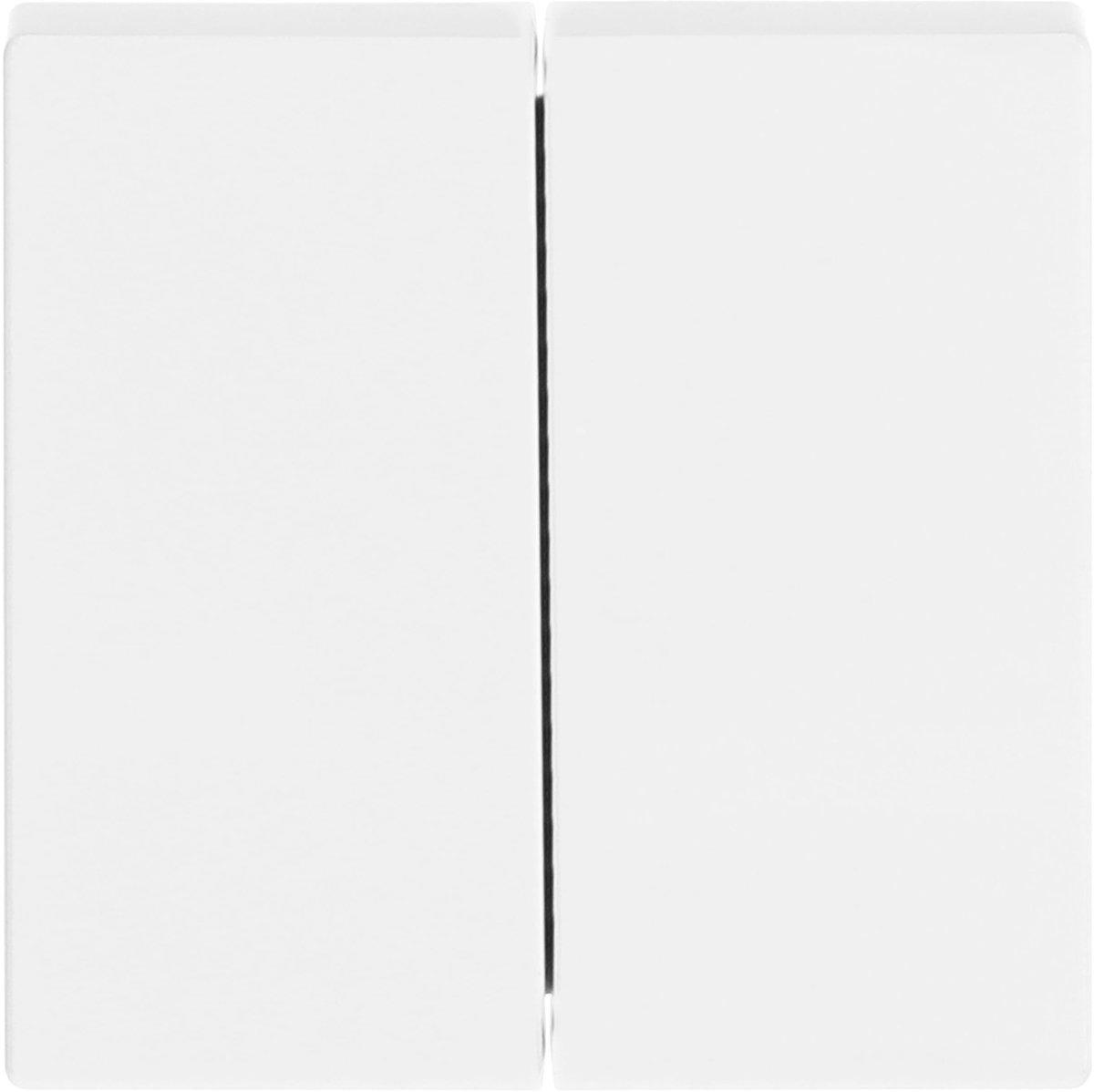 Wippe 2-fach für Serienschalter studioweiß - Plattform 63