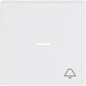 Wippe für Unterputz Taster Symbol Klingel studioweiß glänzend