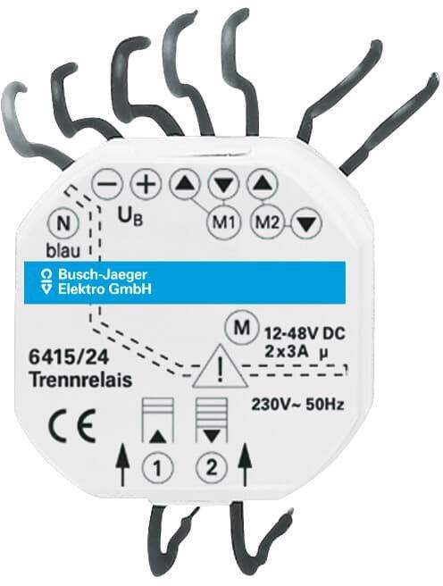 EB-Geräte Jalousiecontrol-Trennrelais 2-fach Gleichstromantriebe