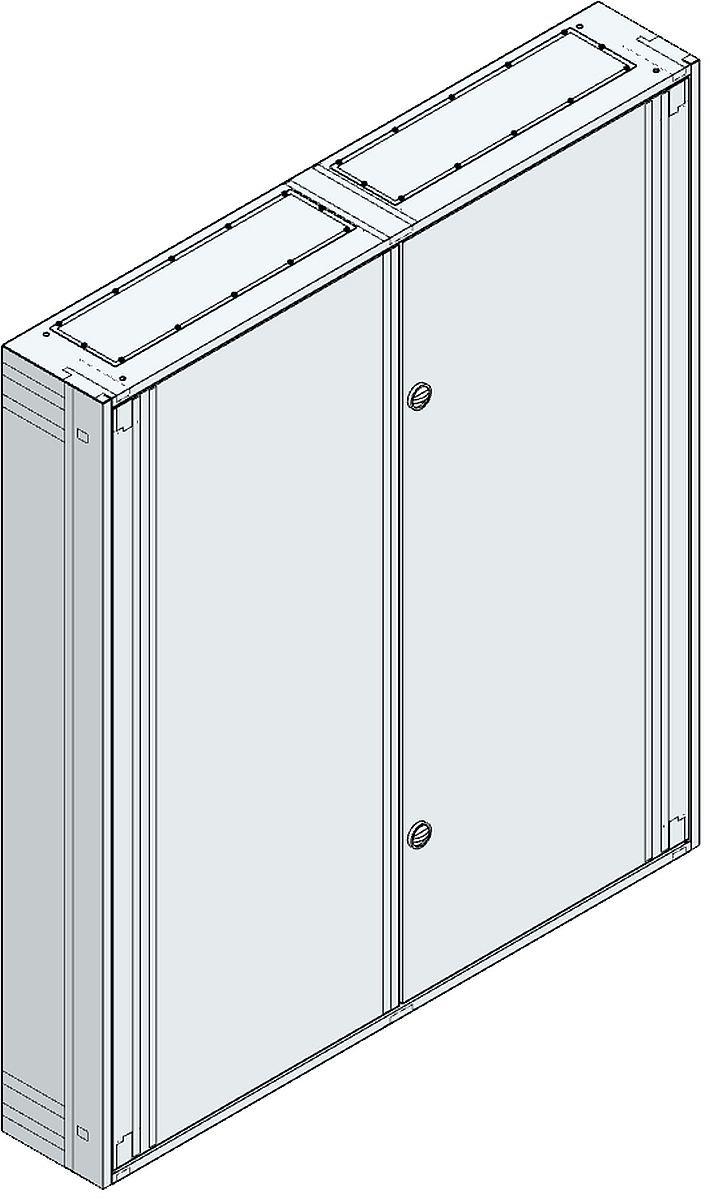 AP-Wandverteiler mit RW Tür IP30 außen B1480xH1690xT240mm