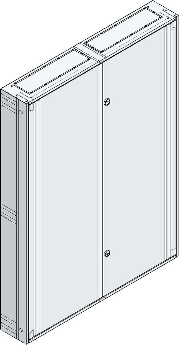AP-Wandverteiler mit RW Tür IP30 außen B1480xH2015xT250mm