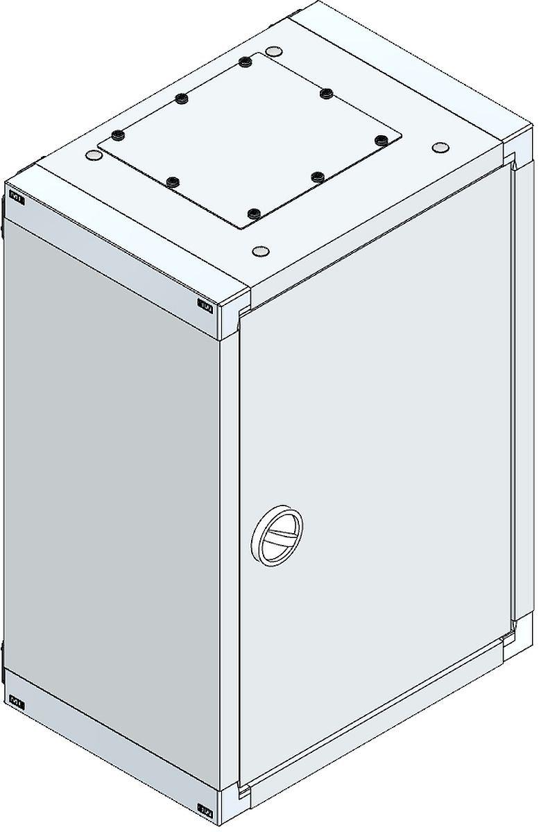 AP-Wandverteiler ohne RW IP30 + Tür außen B360xH515xT240mm