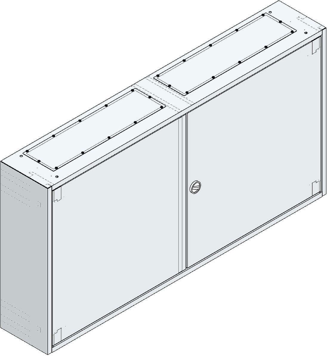 AP-Wandverteiler ohne RW IP30 außen B1480xH765xT250mm