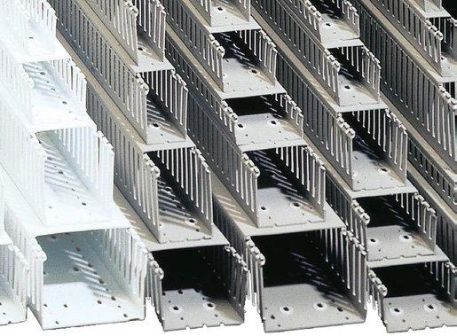 Verdrahtungskanal T1 Hart PVC 2 m grau RAL 7030