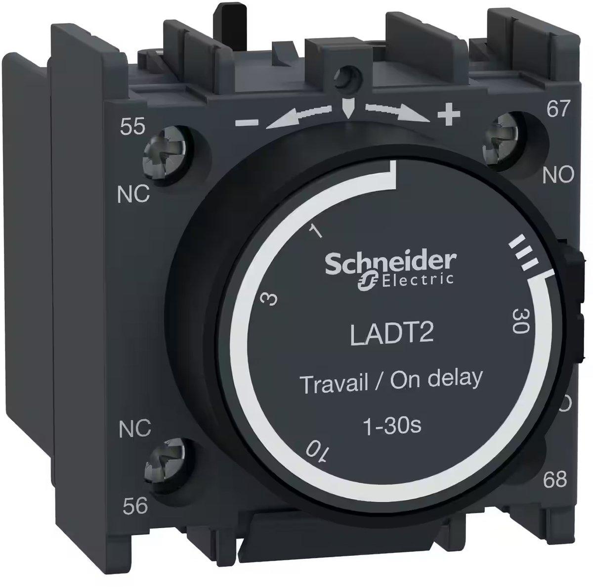 Zeitblock mit Schraubanschluss anzugsverzögert 1S+1Ö / 0,10-30,00s