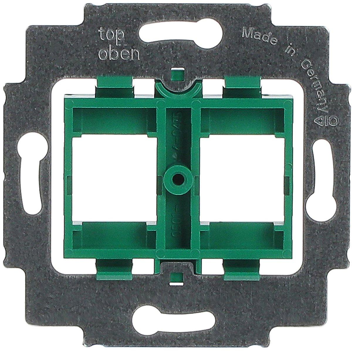 Modular Jack Tragring mit Sockel grün