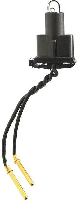 Glühlampe mit Anschlussleitung Schalter/Taster weiß Glühlampe 40 mA 24 V - ocean