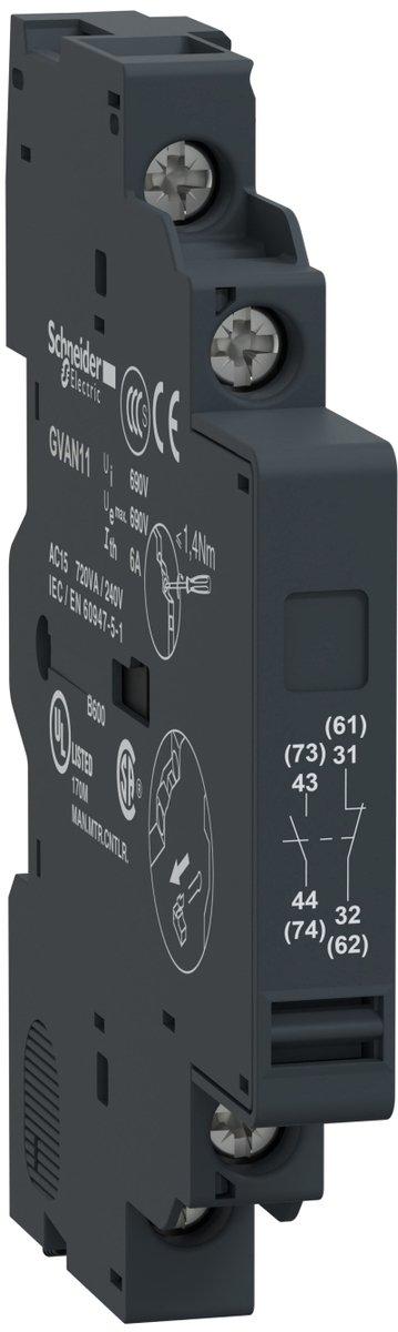 Hilfskontakt 1S+1Ö seitlich GVAN11