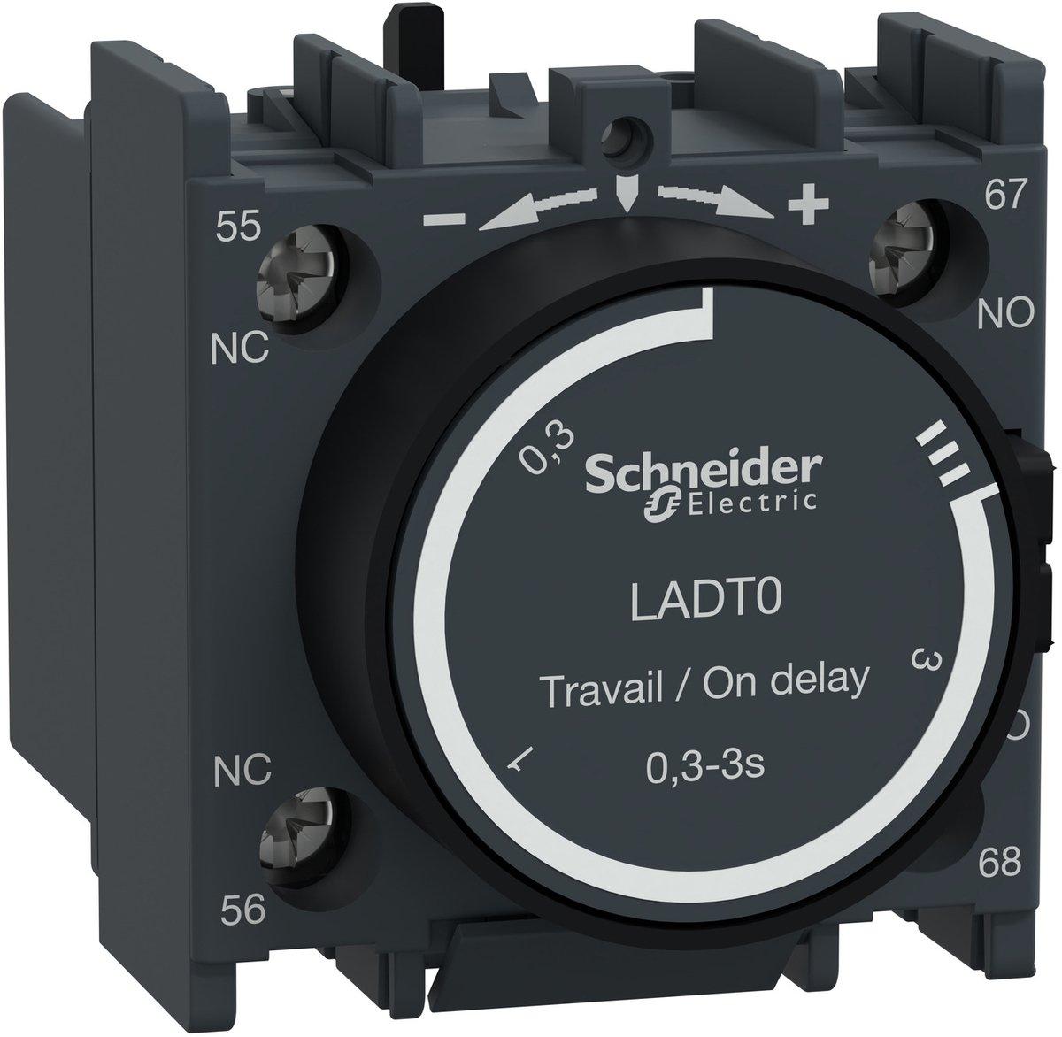 Zeitblock mit Schraubanschluss anzugsverzögert 1S+1Ö / 0,10-3,00s