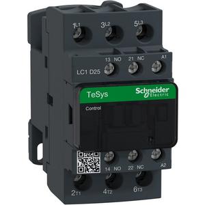 Leistungsschütz AC-schaltend 3P 11KW 1S+1Ö 24VAC 2 4W LC1D25B7