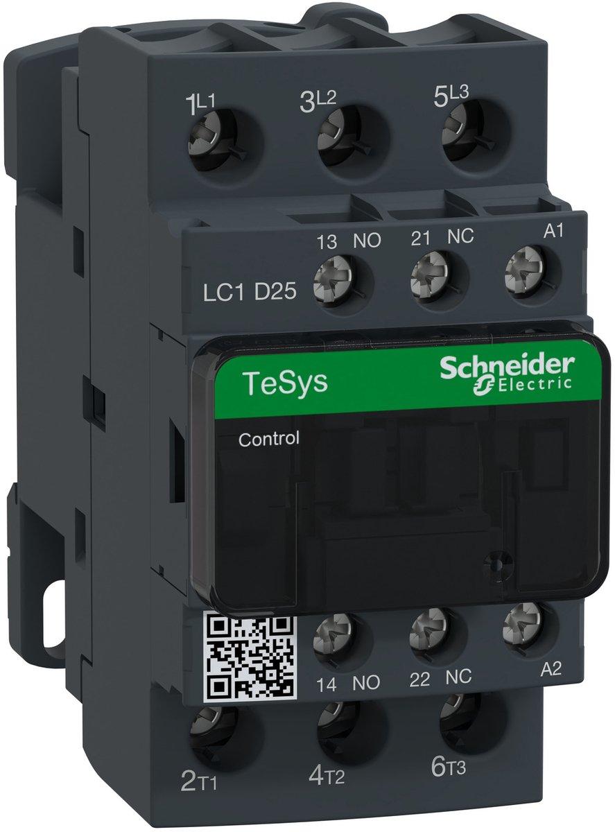 Leistungsschütz AC-schaltend 3P 11KW 1S+1Ö 110VAC LC1D25F7