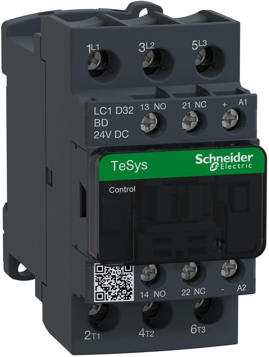 Leistungsschütz AC-schaltend 3P 15KW 1S+1Ö 24V DC