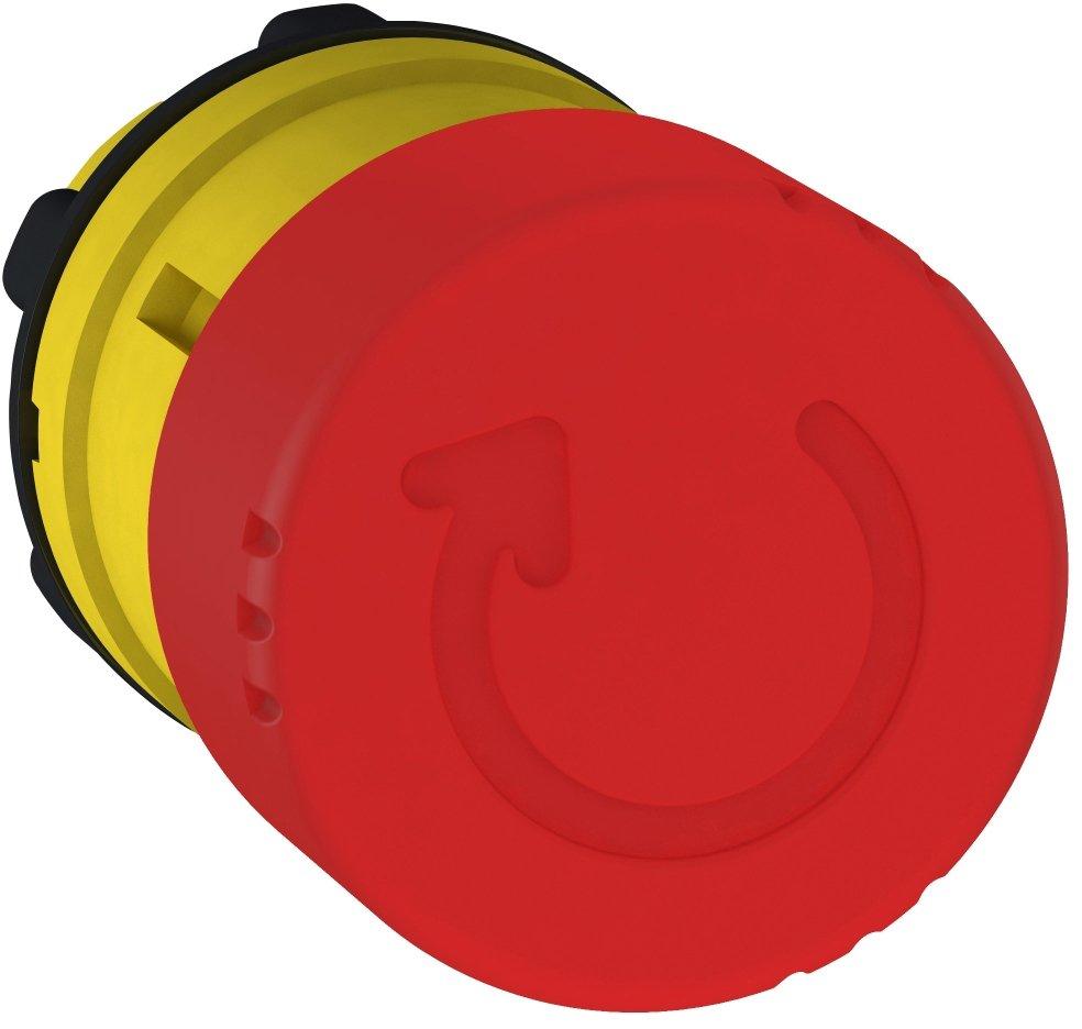 Not-Aus/Not-Halt-Schalter Frontel. Harmony XB5 22mm rot Pilz 30mm Drehentriegel.