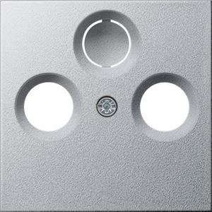 Abdeckung für Antennensteckdose System 55 Aluminium