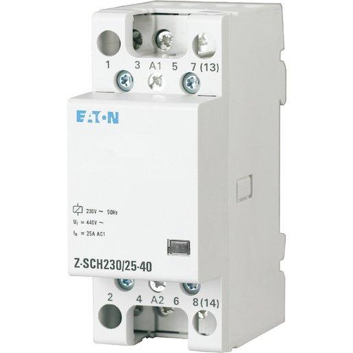 Installationsschütz 230V AC 25A 4S Z-SCH230/25-40