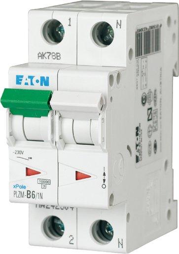 LS-Schalter MCB 6A 1P+N Charakteristik: C