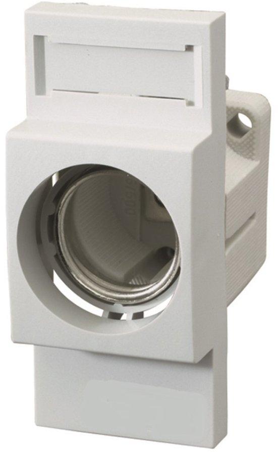 DIAZED Sicherungssockel DII 25A 1-polig 500VAC/500VDC mit Berührungsschutzdeckel