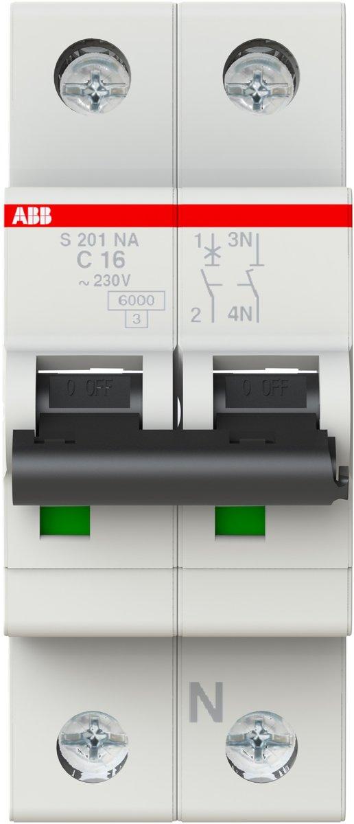 LS-Schalter 1P+N Charakteristik C Bemessungsstrom 16A 6kA