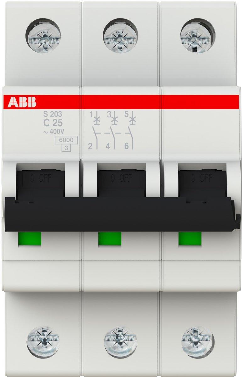 LS-Schalter 3P Charakteristik C Bemessungsstrom 25A 6kA
